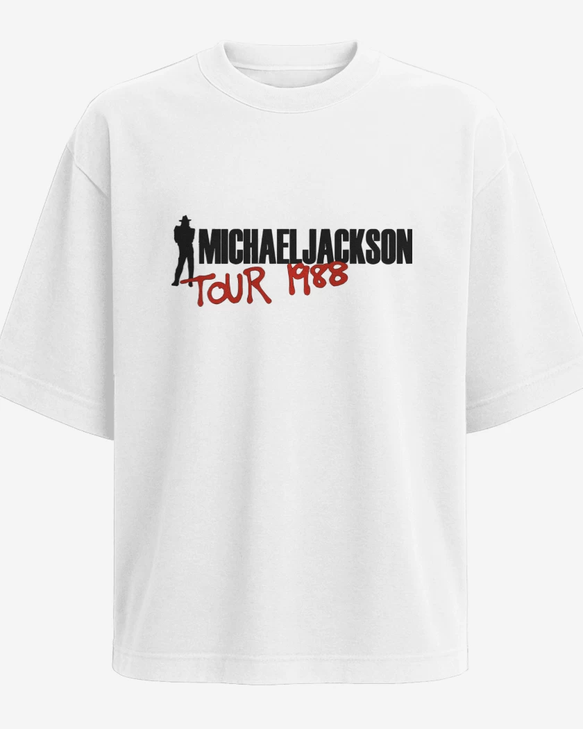 Polera Oversize Michael Jackson Tour 88