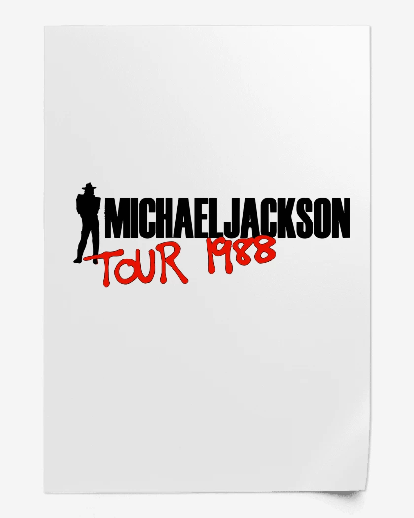 Print Michael Jackson Tour 88