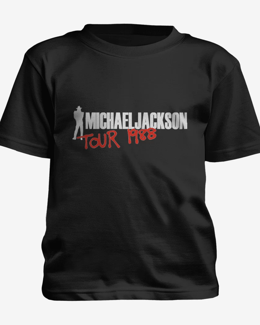 Polera de niño Negro de Michael Jackson Bad 88