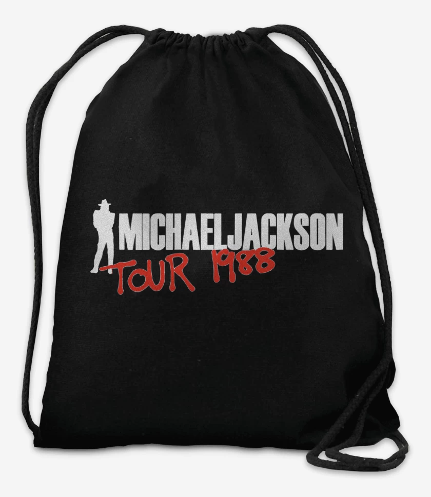 Mochila Negro de Michael Jackson Bad 88