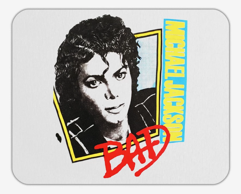Mousepad Michael Jackson Retro Bad