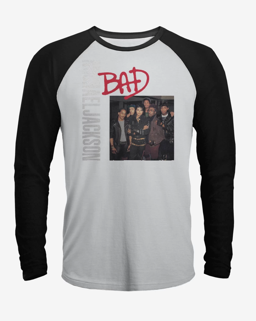 Polera Raglan Bad Michael Jackson