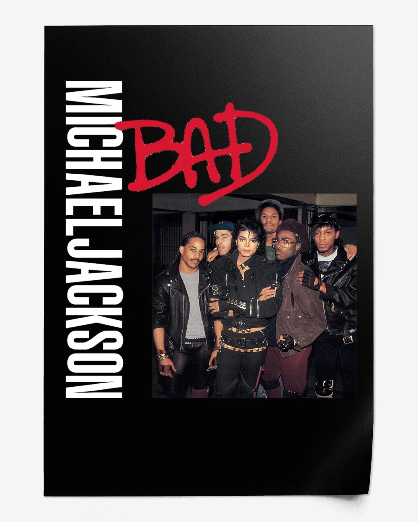 Print Bad Michael Jackson