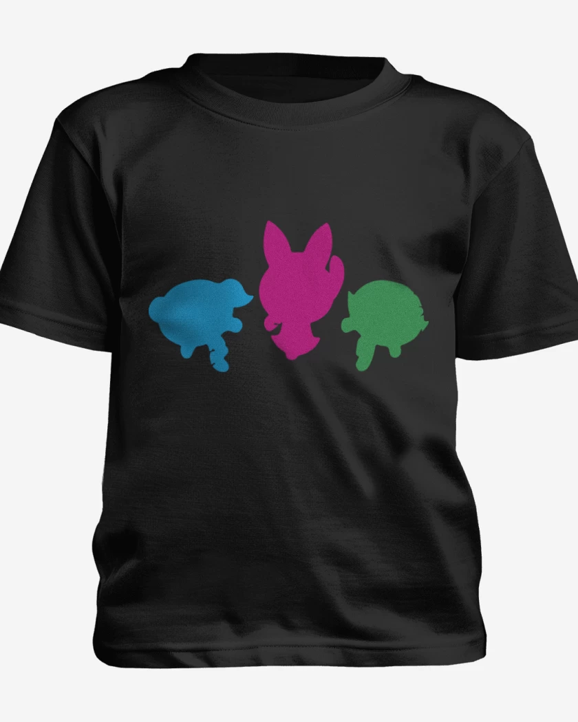 Polera de niño Negro de Chicas super poderosas