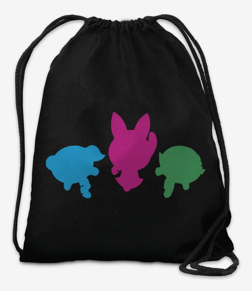 Mochila Negro de Chicas super poderosas
