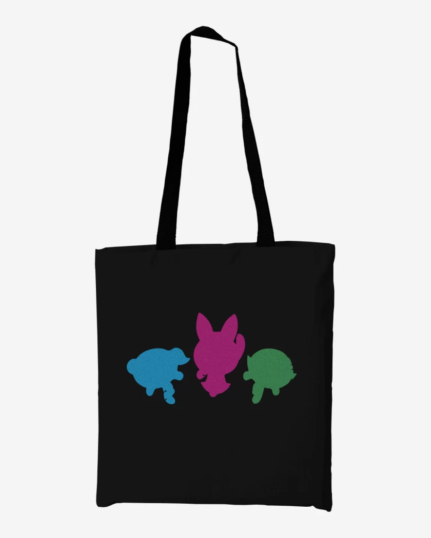 Totebag Negro de Chicas super poderosas