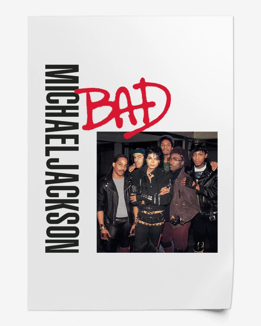 Print Bad Michael Jackson N