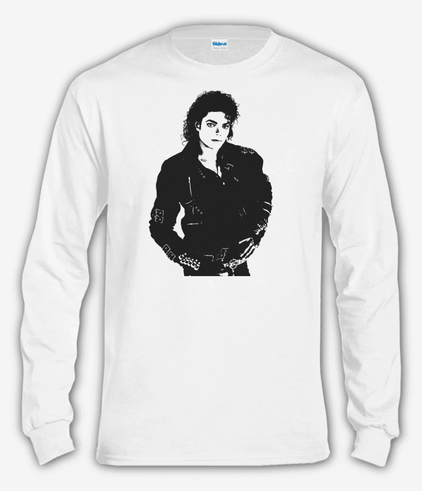 Polera manga larga Blanco de MJ BAD