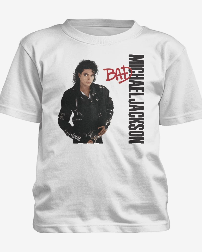 Polera de niño Blanco de Michael Jackson Bad