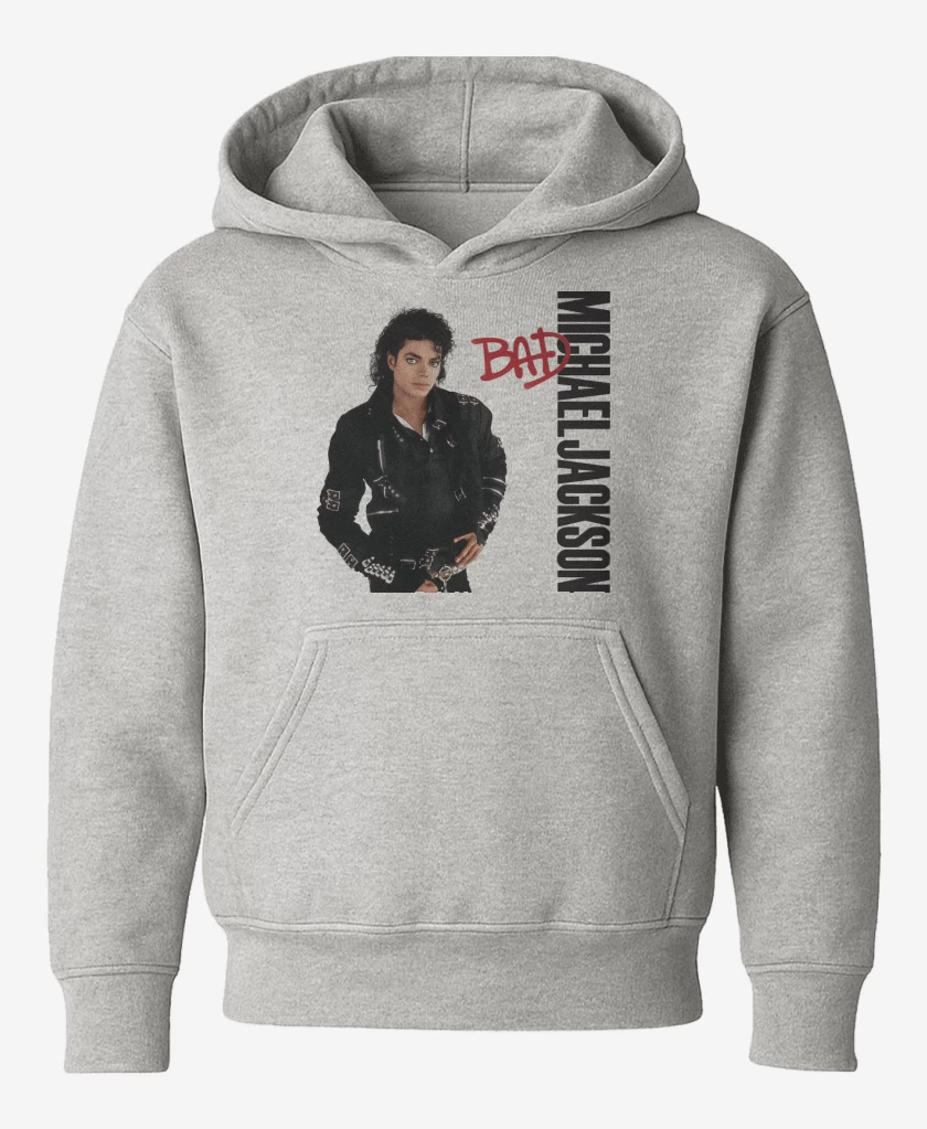 Poleron de niño Gris Melange de Michael Jackson Bad