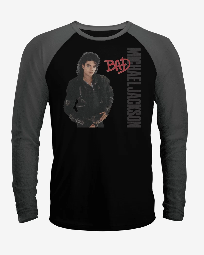 Polera Raglan Michael Jackson Bad