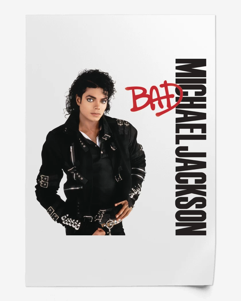 Print Michael Jackson Bad
