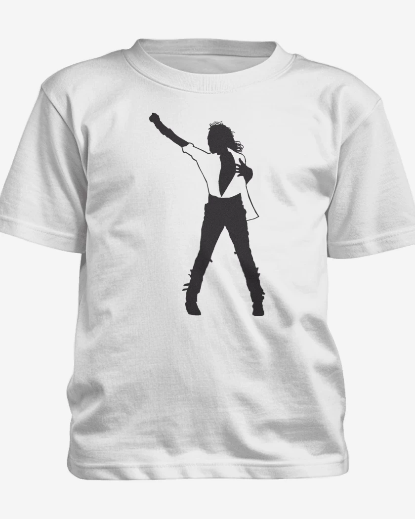 Polera de niño Blanco de Michael Jackson Grito