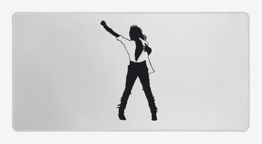 Mouse pad Gamer Blanco de Michael Jackson Grito