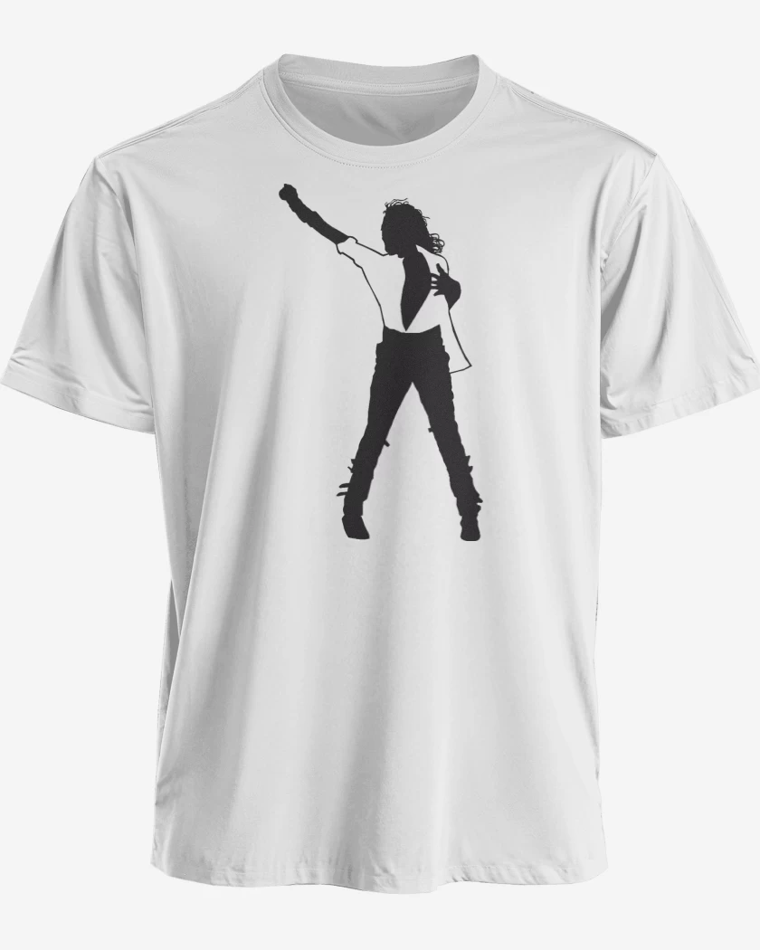Polera premium Blanco de Michael Jackson Grito
