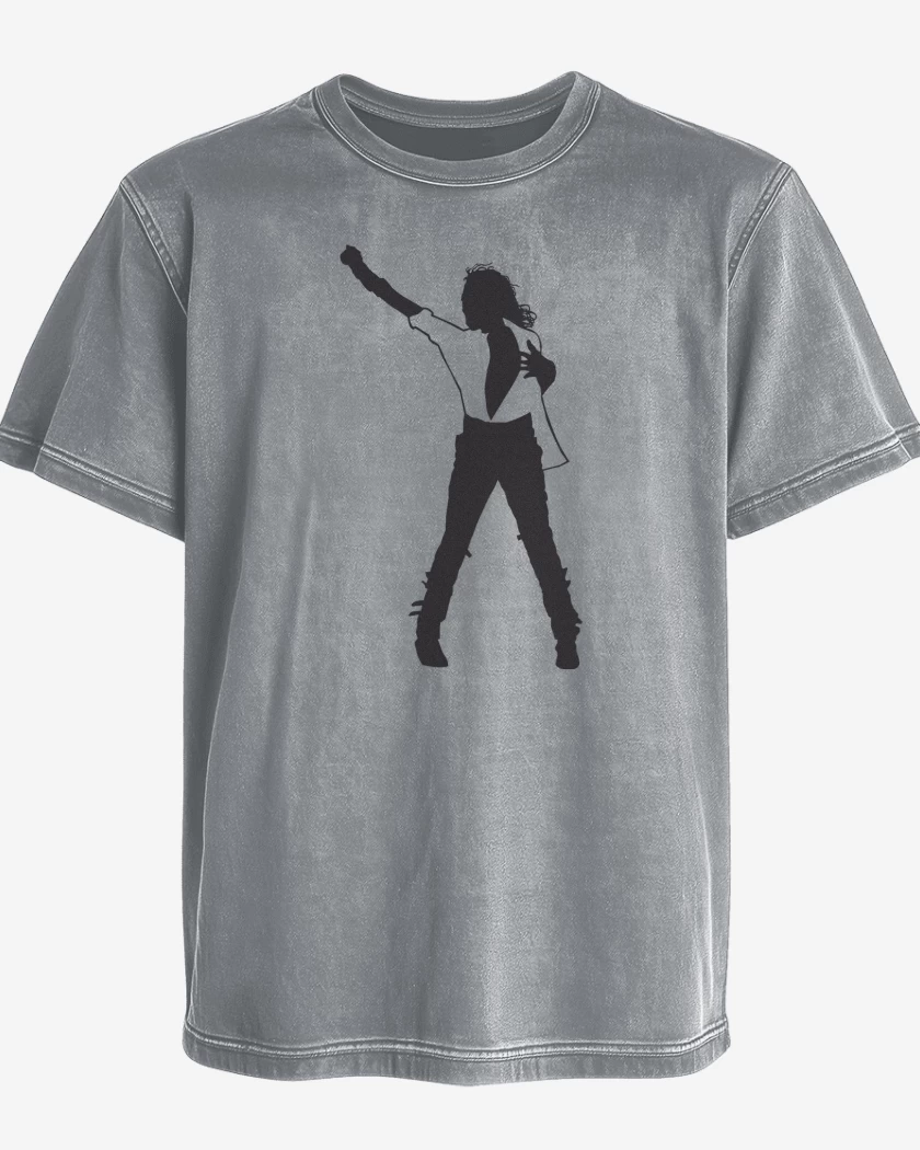 Polera desgastada Michael Jackson Grito