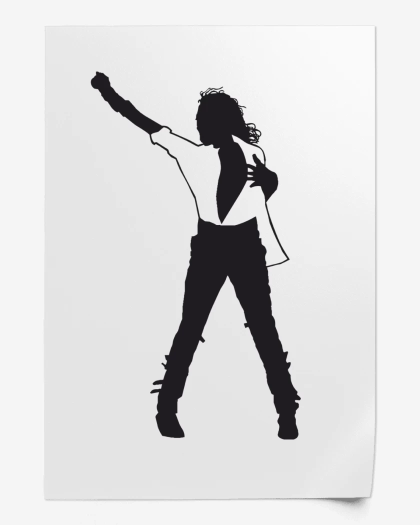 Print Michael Jackson Grito