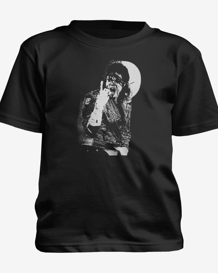 Polera de niño Negro de Michael Jackson Moon