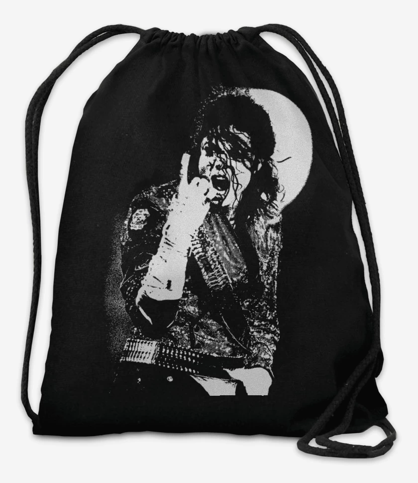 Mochila Negro de Michael Jackson Moon