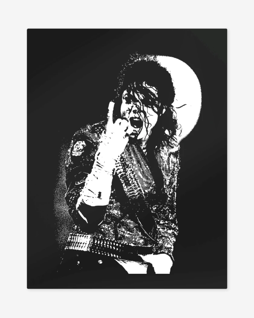 Print metalico Michael Jackson Moon