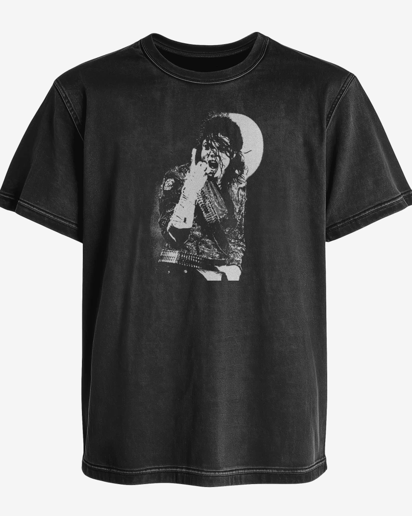Polera desgastada Michael Jackson Moon