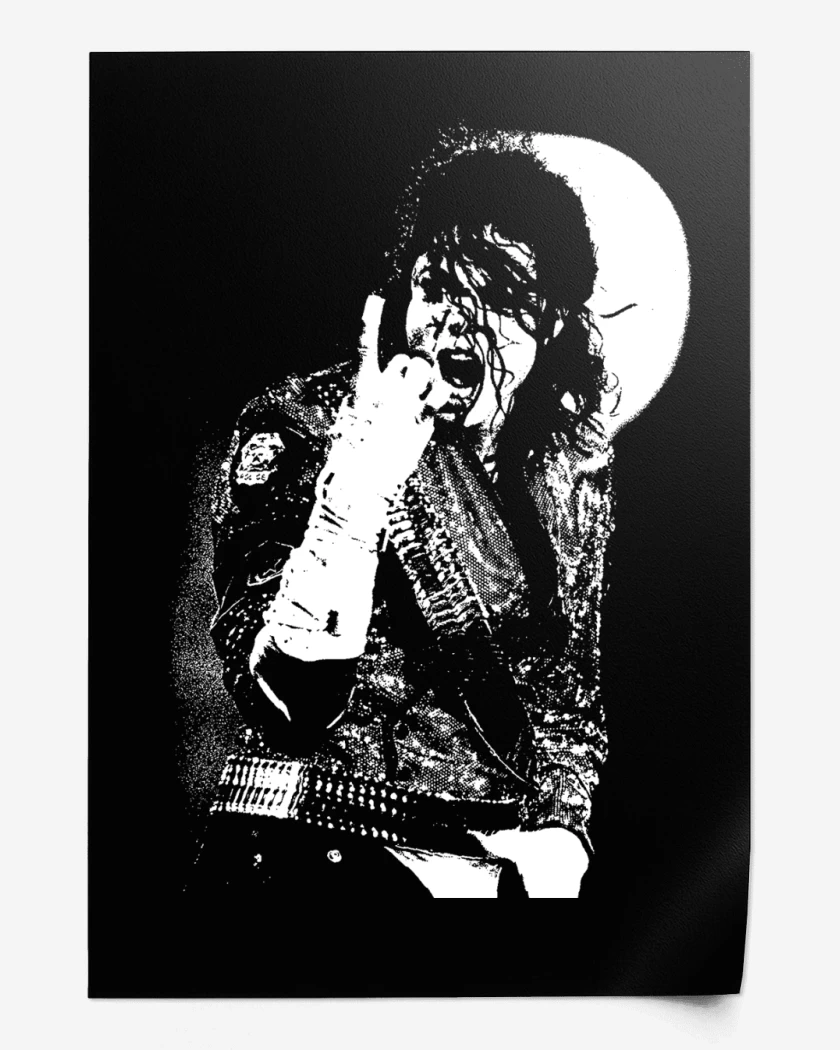 Print Michael Jackson Moon