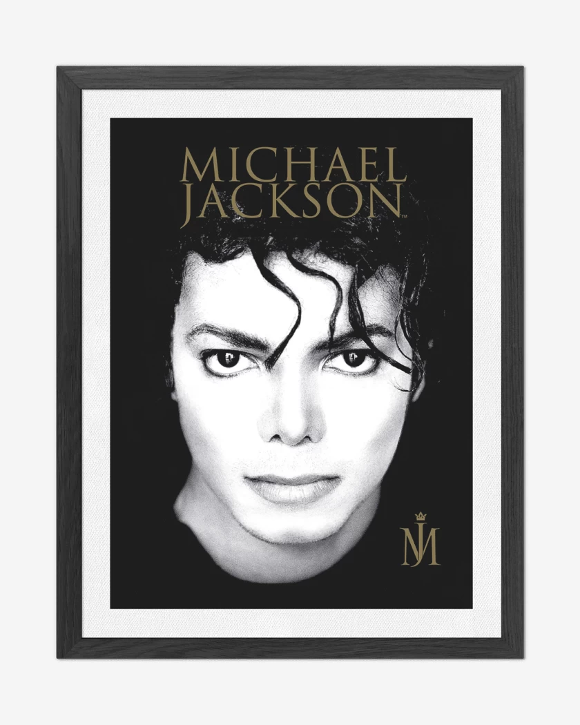 Cuadro decorativo Negro de Michael Jackson Face 
