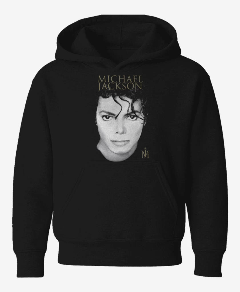 Poleron de niño Negro de Michael Jackson Face 