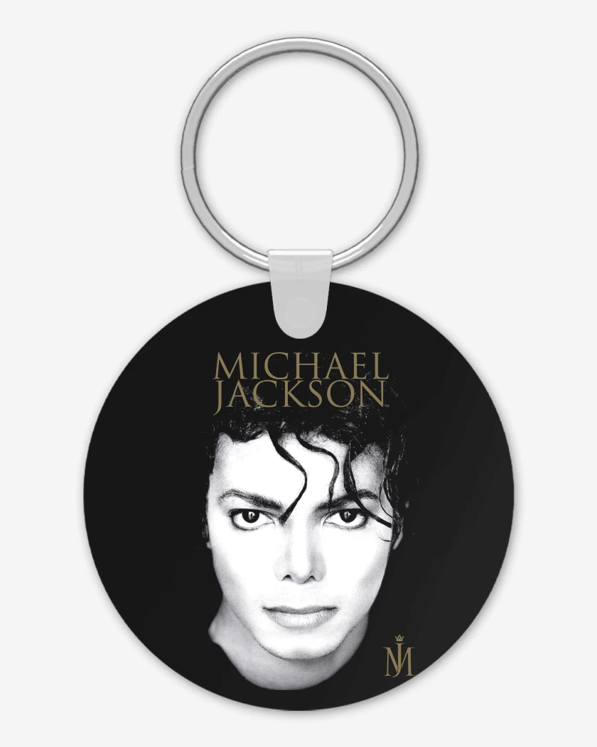 Llavero Negro de Michael Jackson Face 