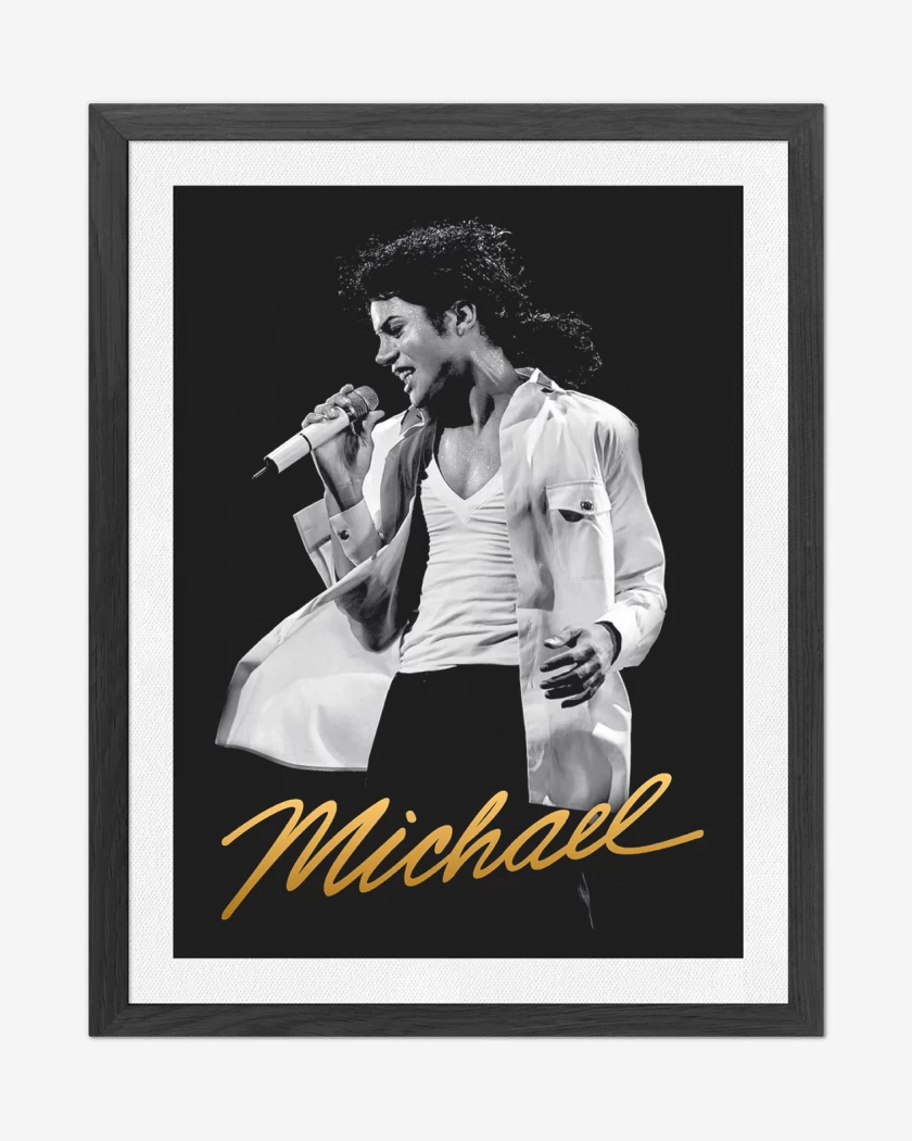 Cuadro decorativo Negro de Michael MJ