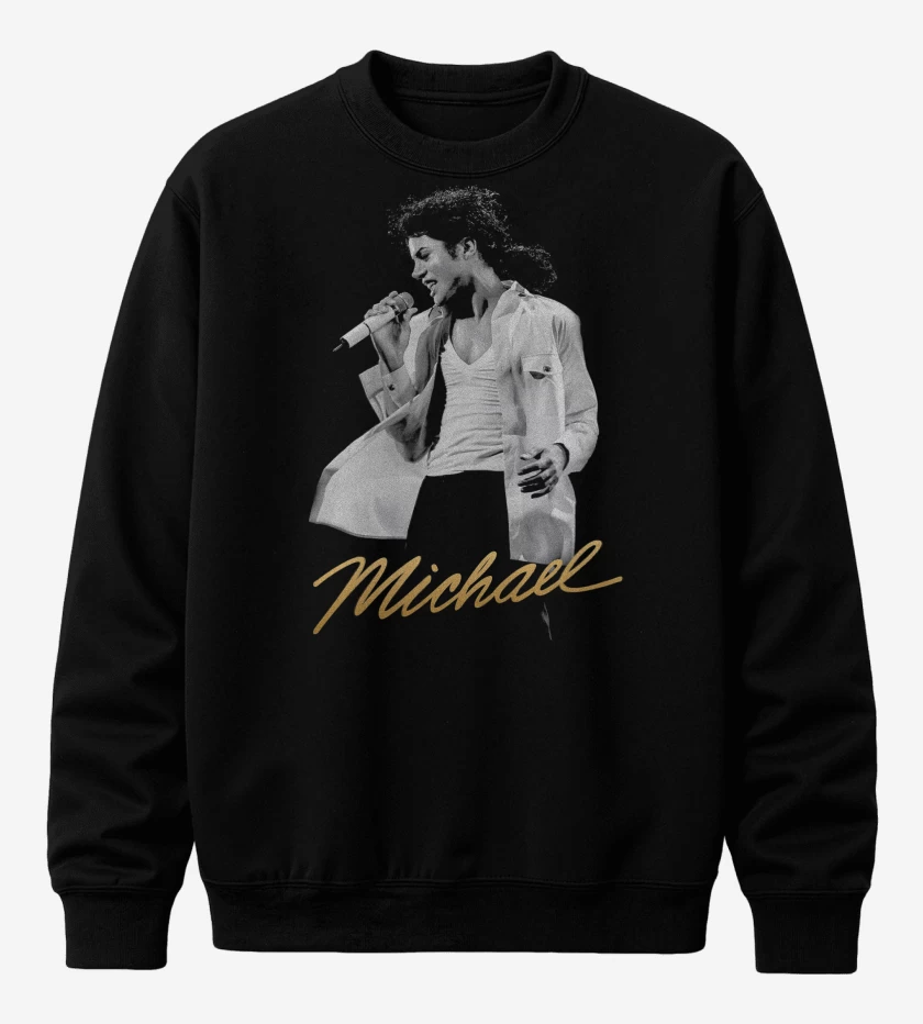 Poleron polo Negro de Michael MJ