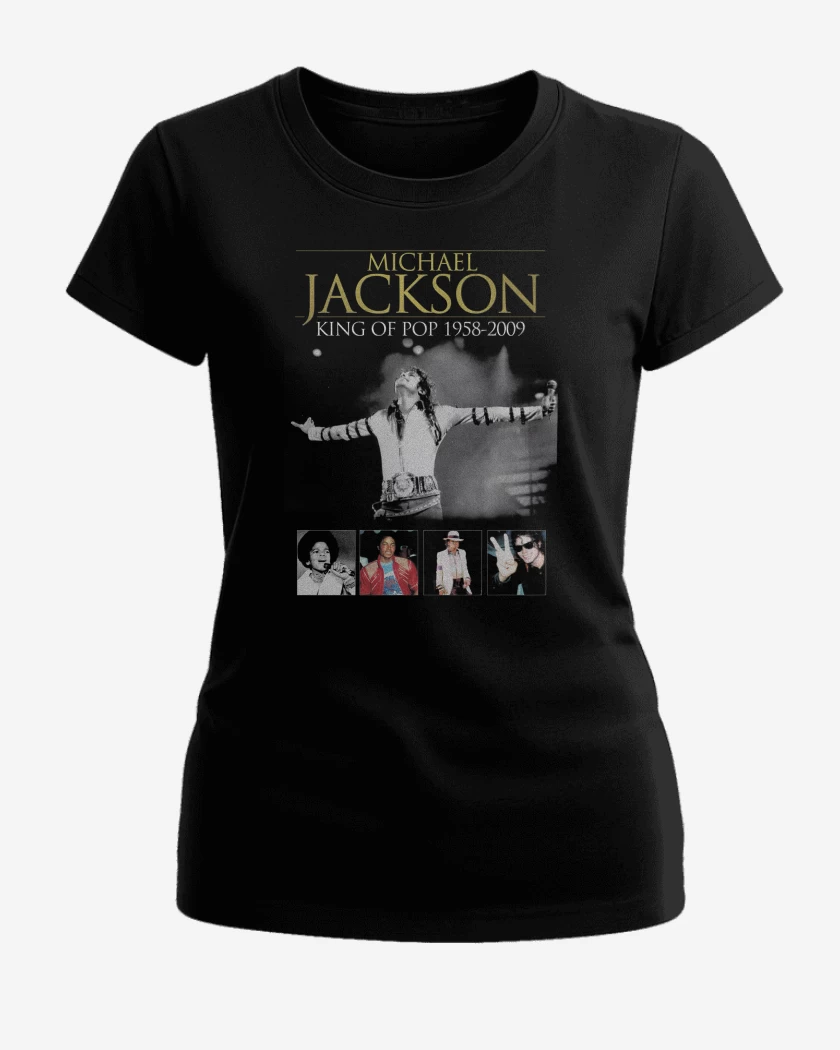 Polera de Mujer Michael Jackson King Of Pop 