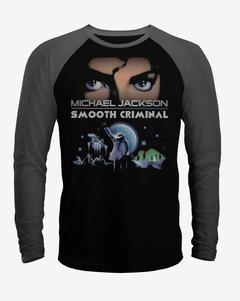 Polera Raglan Michael Jackson Smooth Criminal 