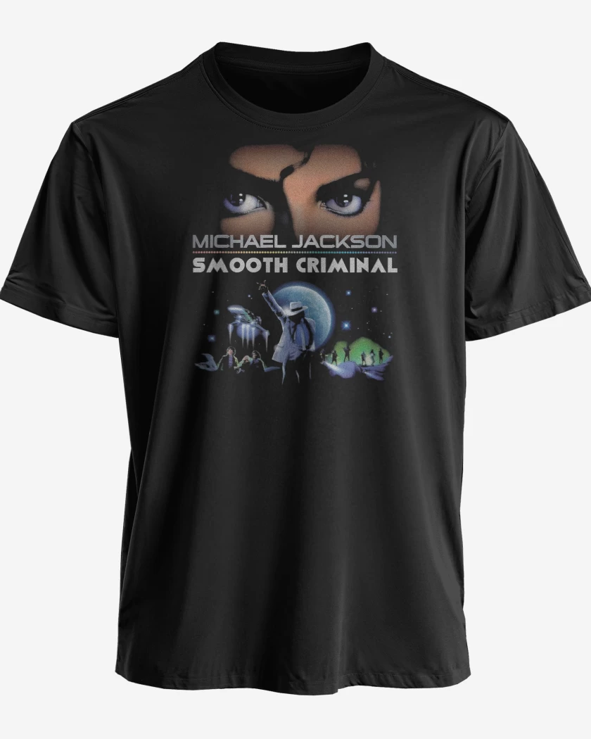 Polera premium Negro de Michael Jackson Smooth Criminal 