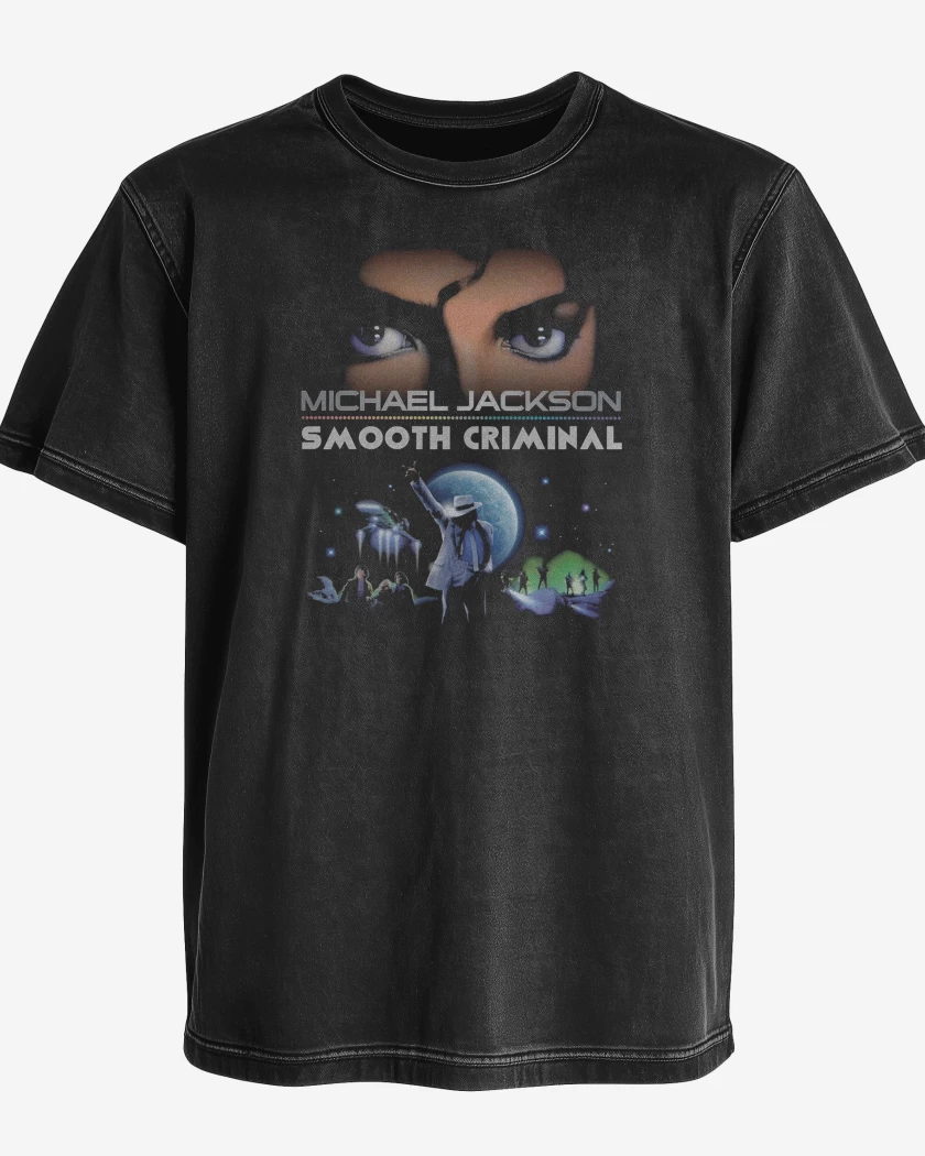 Polera desgastada Michael Jackson Smooth Criminal 
