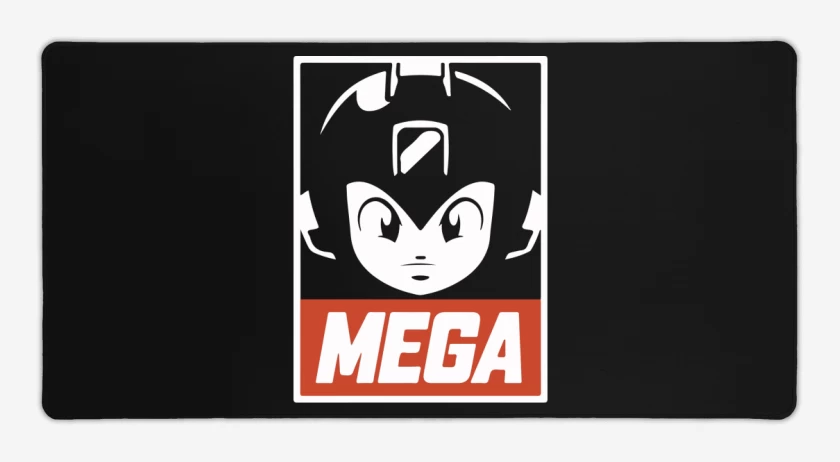 Mouse pad Gamer Negro de Mega
