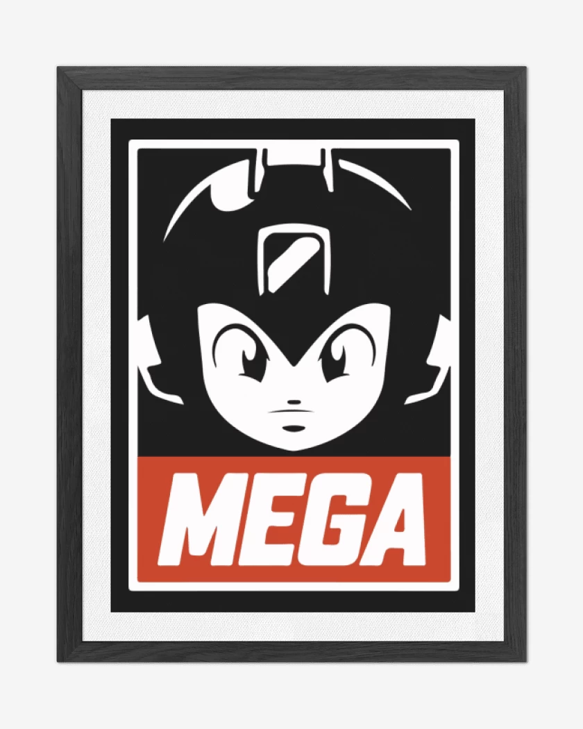 Cuadro decorativo Negro de Mega