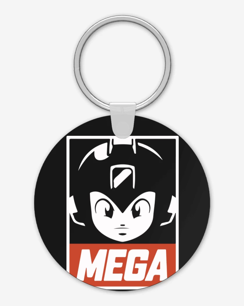 Llavero Negro de Mega