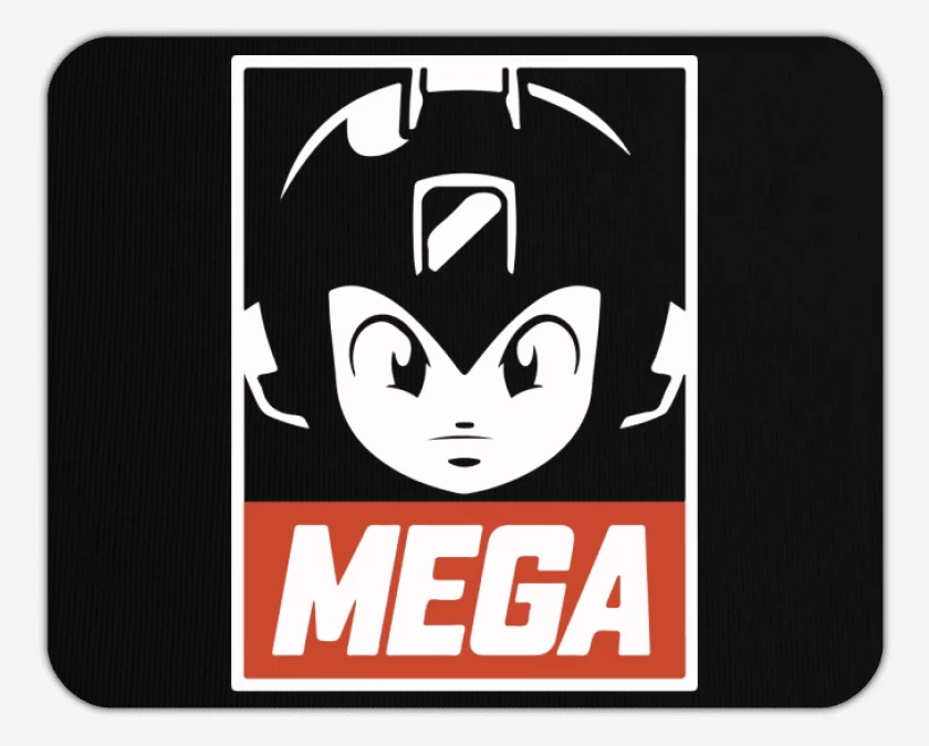 Mousepad Negro de Mega