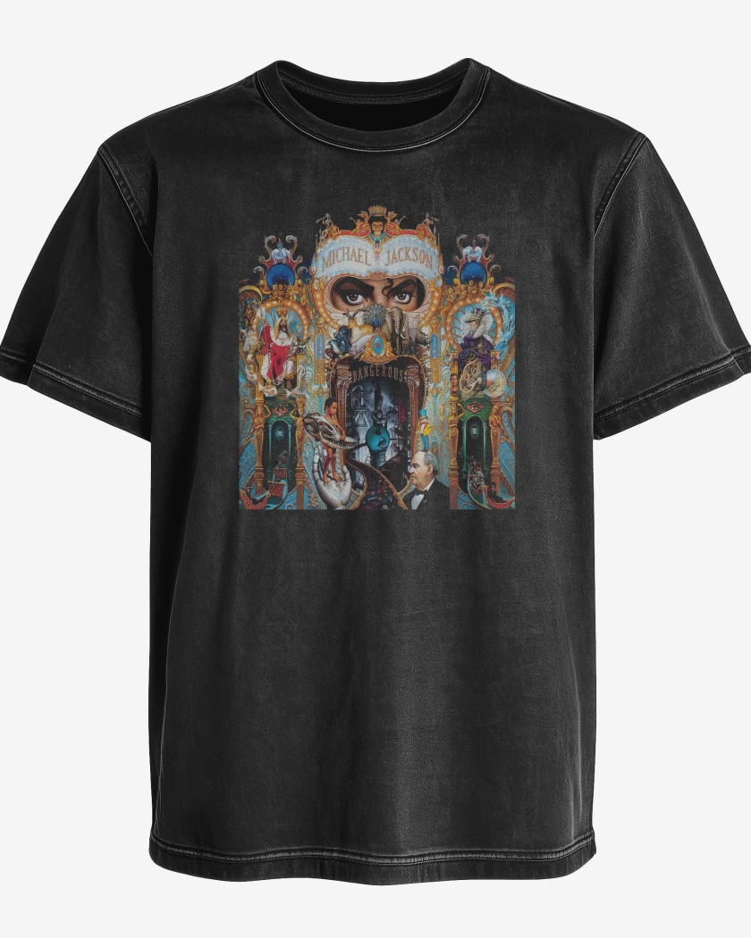 Polera desgastada Michael Jackson Dangerous I