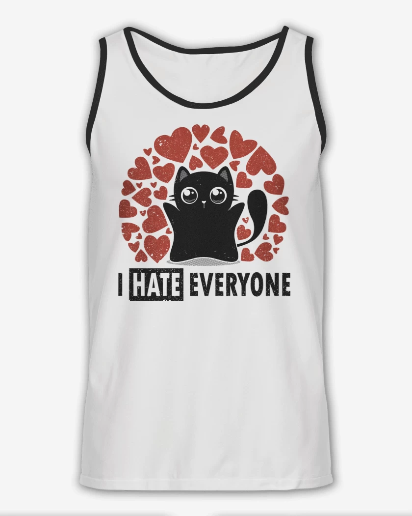 Sudadera Blanco de I Hate Everyone