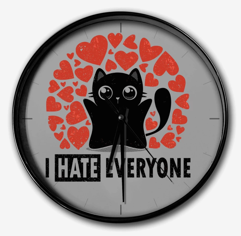 Reloj Gris Melange de I Hate Everyone