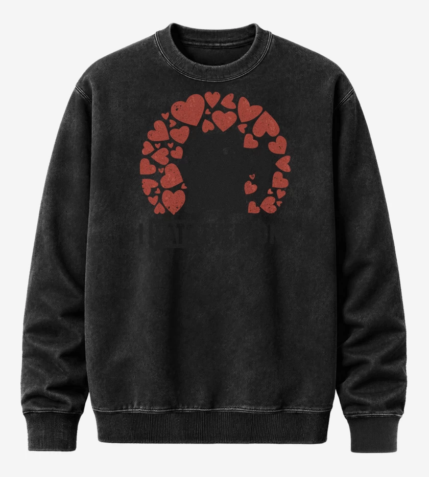 Poleron Polo Acid Wash Negro de I Hate Everyone