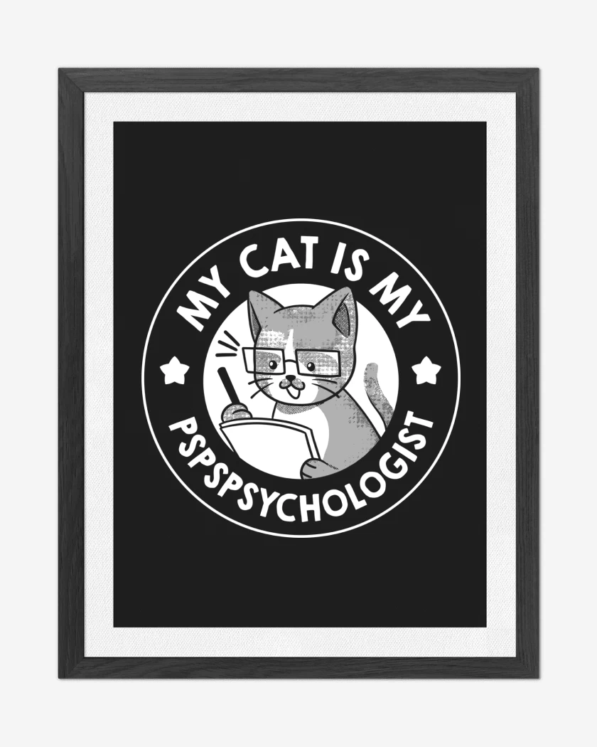 Cuadro decorativo Negro de Pspspsicologo