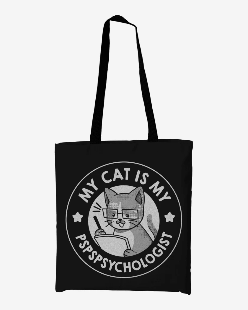 Totebag Negro de Pspspsicologo