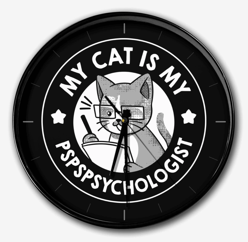 Reloj Negro de Pspspsicologo