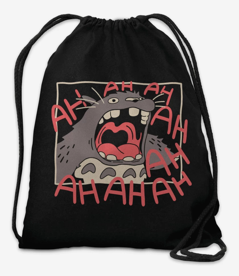 Mochila Negro de TOTORO RISA