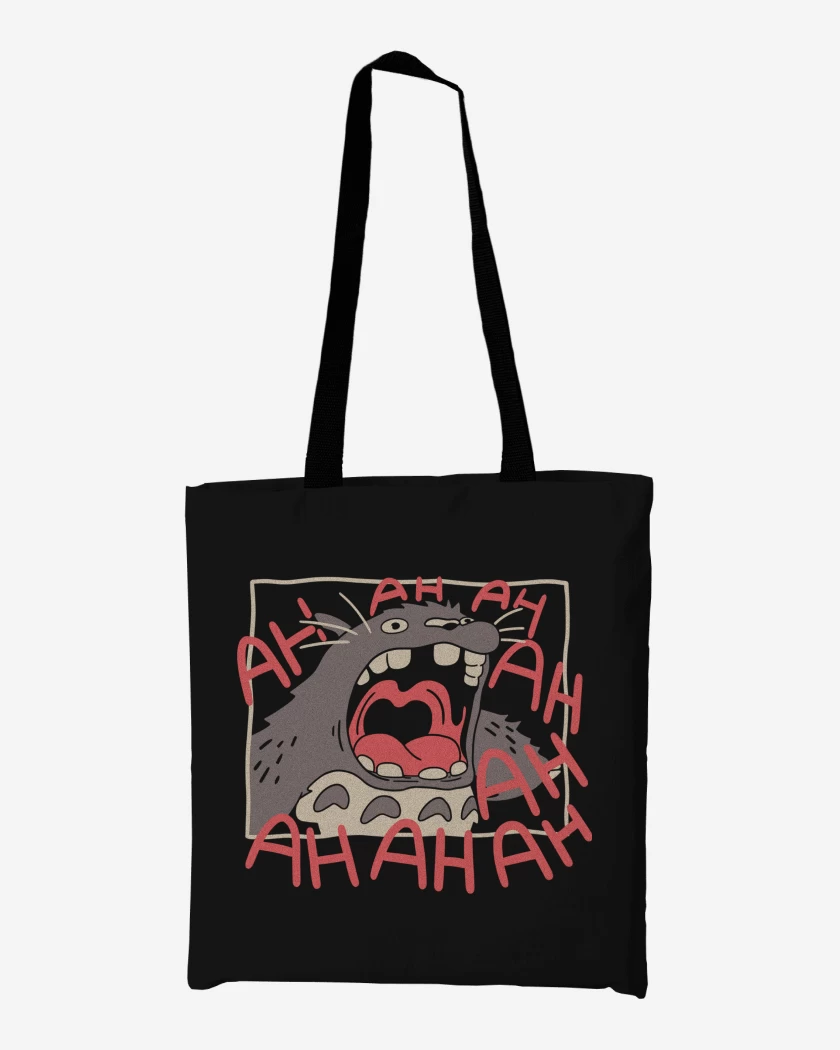 Totebag Negro de TOTORO RISA