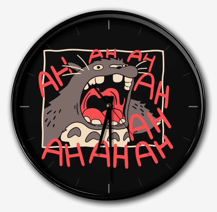 Reloj Negro de TOTORO RISA