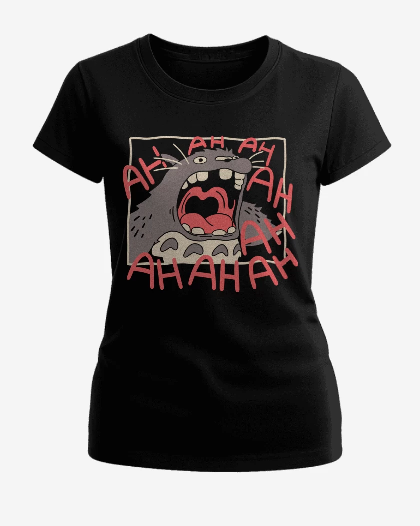 Polera de Mujer Negro de TOTORO RISA